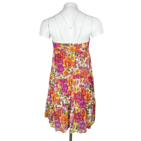 BETSEY JOHNSON Vintage Floral Swim Dress Sz Small - Picture 4 of 7